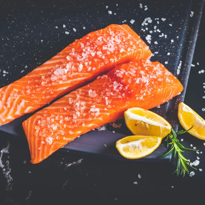 Air Fryer Lemon Herb Salmon Fillets